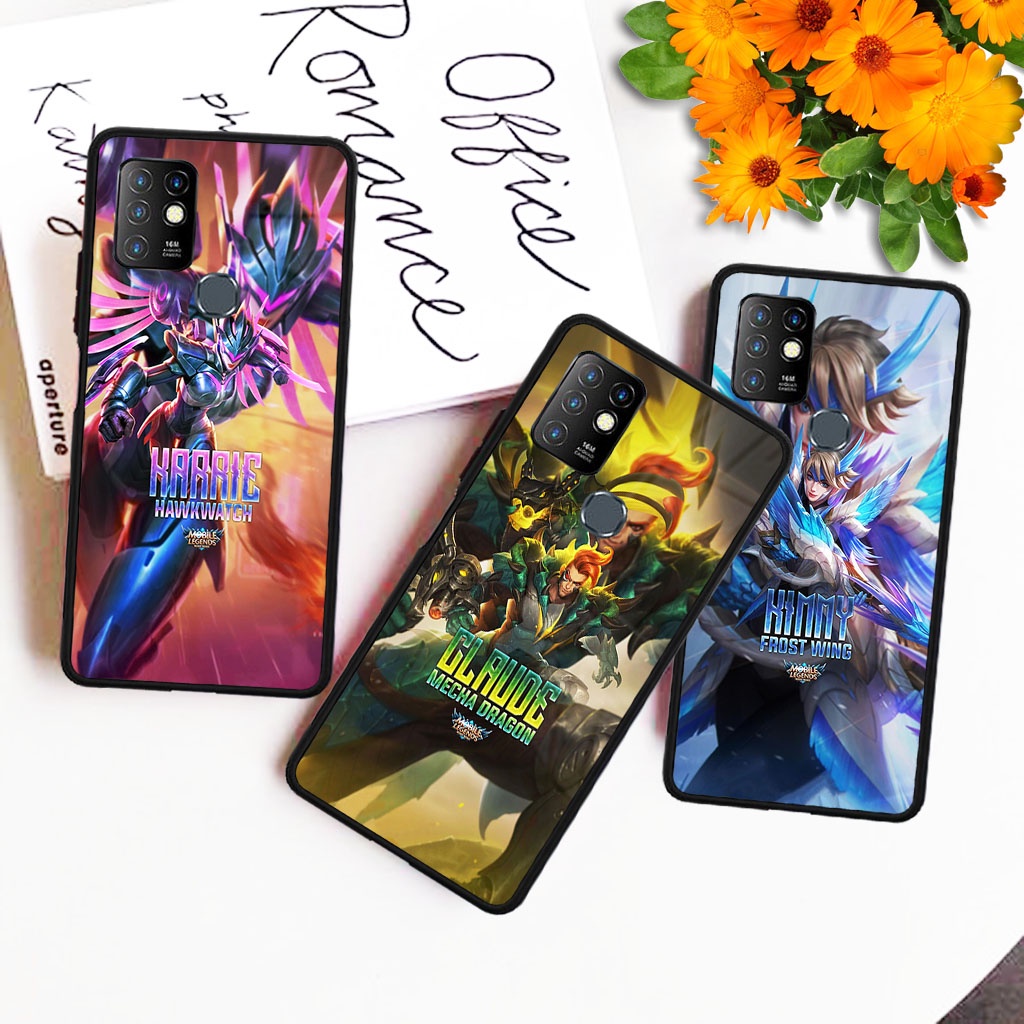 (S70) Case Glossy Infinix Note 7 8 Hot 8 9 play 10 10s 10 play - Casing Hp Mobile Legend HD