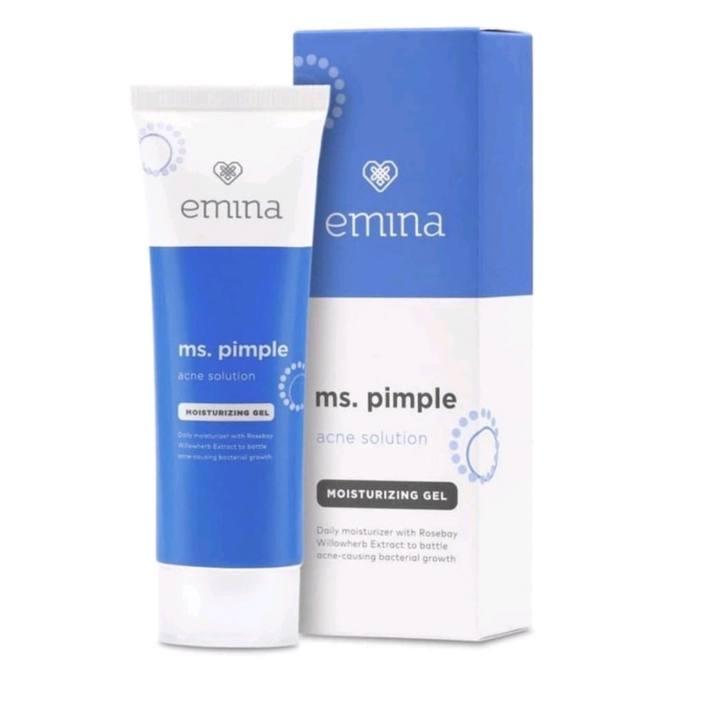 Emina Ms. Pimple Acne Solution Moisturizing Gel 20 ml - Pelembab Wajah Kulit Berjerawat