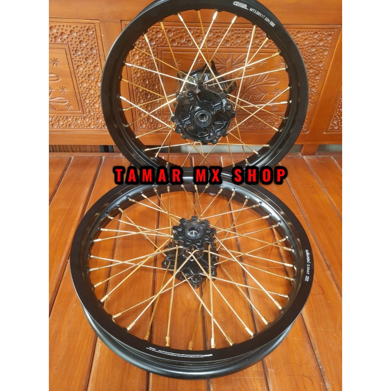 velg set Crf supermoto Ukuran velg 250 300 Tanpa Ban ring 17