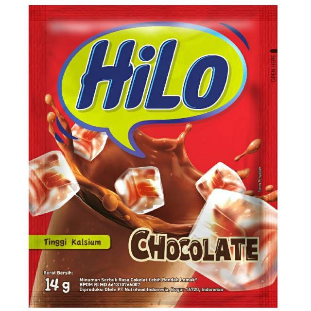 Hilo 1 Renceng (4 Rasa) - chocholate Banana - White Chocholate - Chocholate Taro - Thaitea