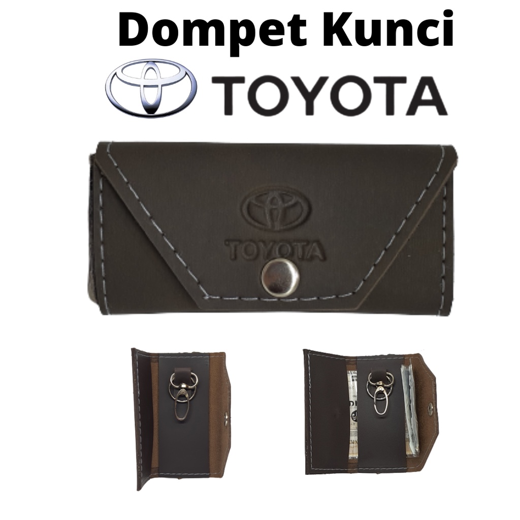 Dompet Kunci Mobil STNK logo Toyota (Kunci##Embos)