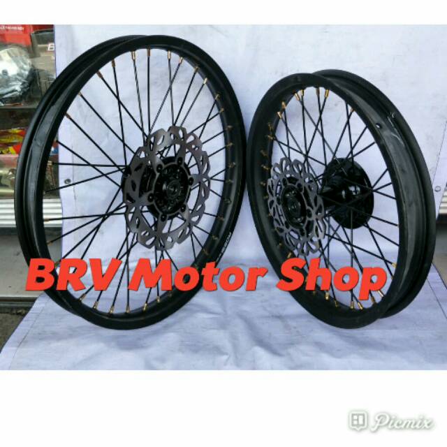 Velg Klx D Tracker 150  Ring 18-21 Dan 16-19 - Paketan Velg Klx  Tromol Ori Klx