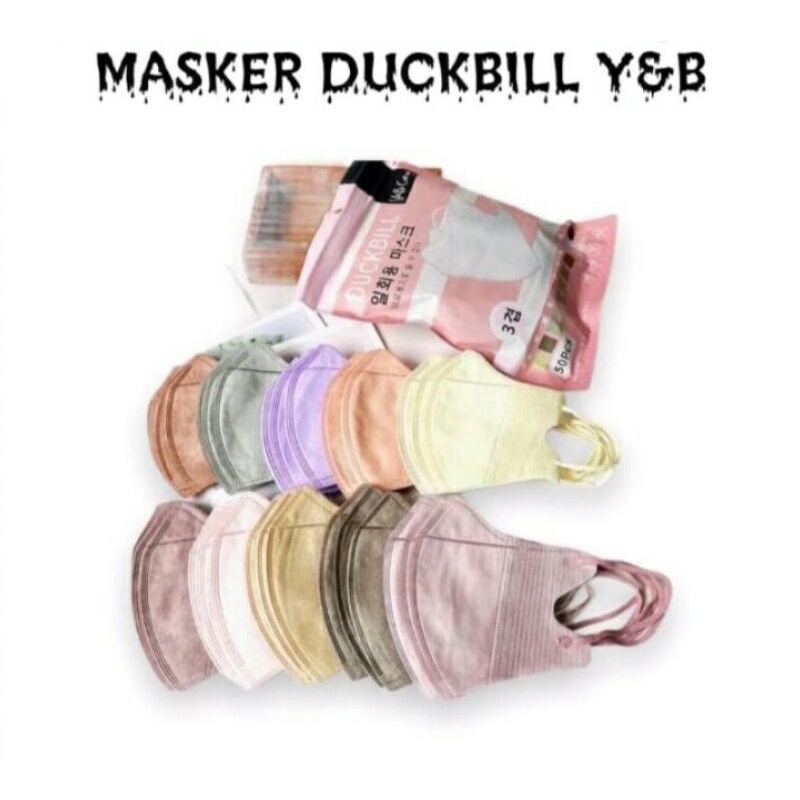Masker Duckbill mix warna