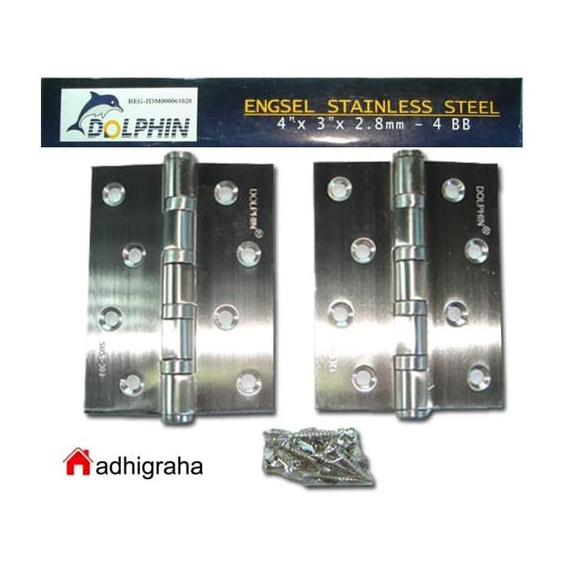 Engsel S/Steel 4" Dolphin