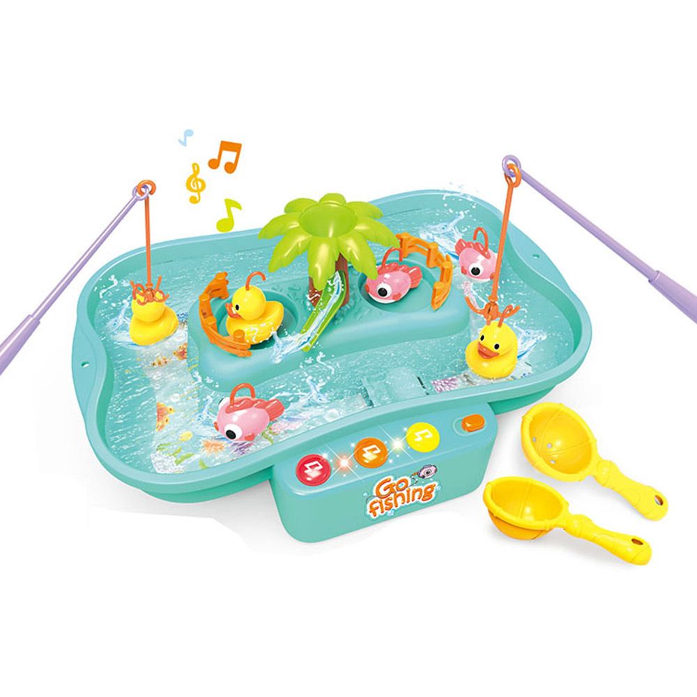 Mainan anak Pancing Ikan Bebek Mainan Air Ada MUSIK / Mainan Pancingan Ikan GO FISHING /mainan anak