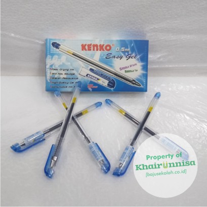 

PULPEN KENKO EASY GEL 0.5 CAIR BIRU