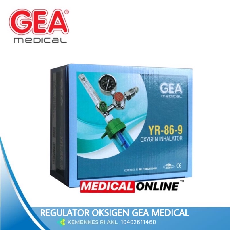 REGULATOR OKSIGEN GEA TABUNG OXYGEN MEDICALONLINE MEDICAL ONLINE