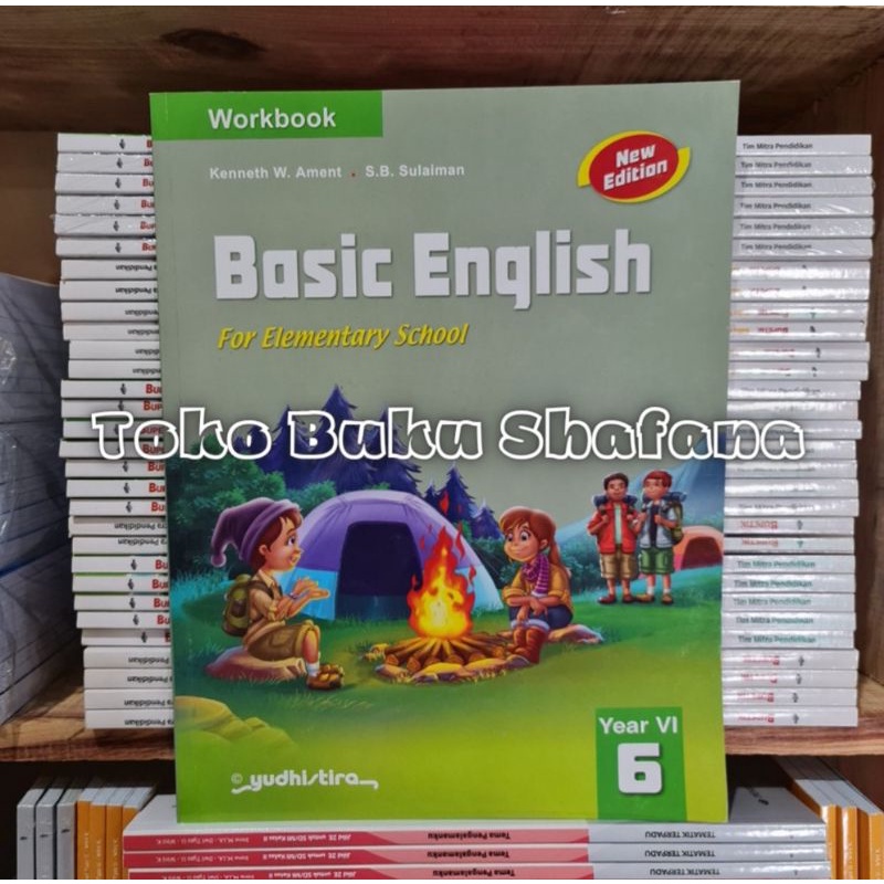 WORKBOOK BASIC ENGLISH NEW EDITION KELAS 1 2 3 4 5 6 SD/MI YUDHISTIRA