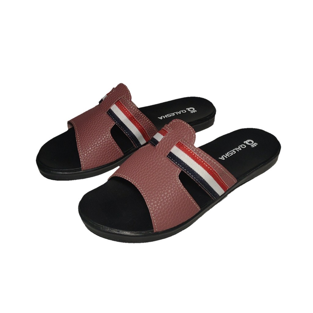 Insyira - Sandal Wanita Odetta / Sandal Papirut Wanita Non Slip Alas Hitam / Sandal Wanita Slop Sabuk