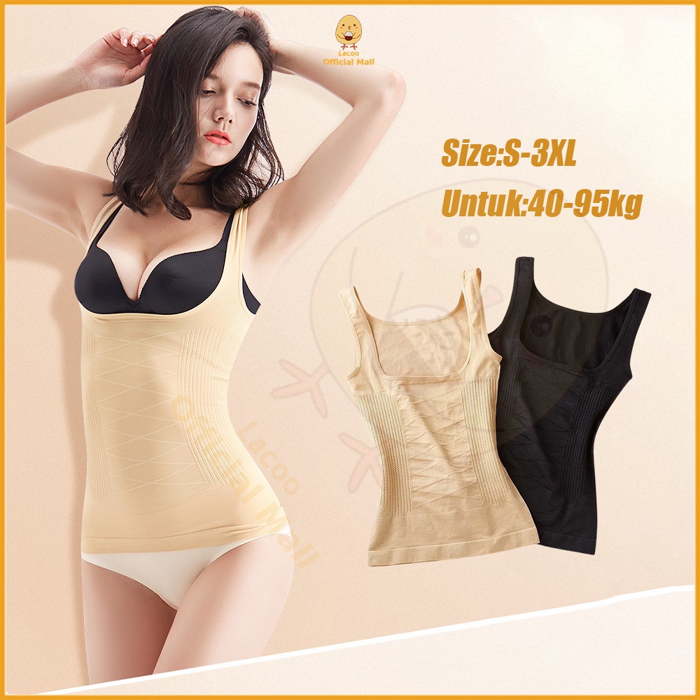 Lacoo Korset Pelangsing bernapas pengecil perut wanita shapewear untuk  40-95kg