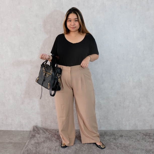 Kulot Panjang Kantor Karet Belakang Jumbo Happy Curvy-4