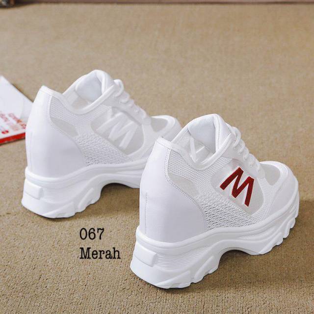 Sepatu Wedges wanita impor Korea#A067