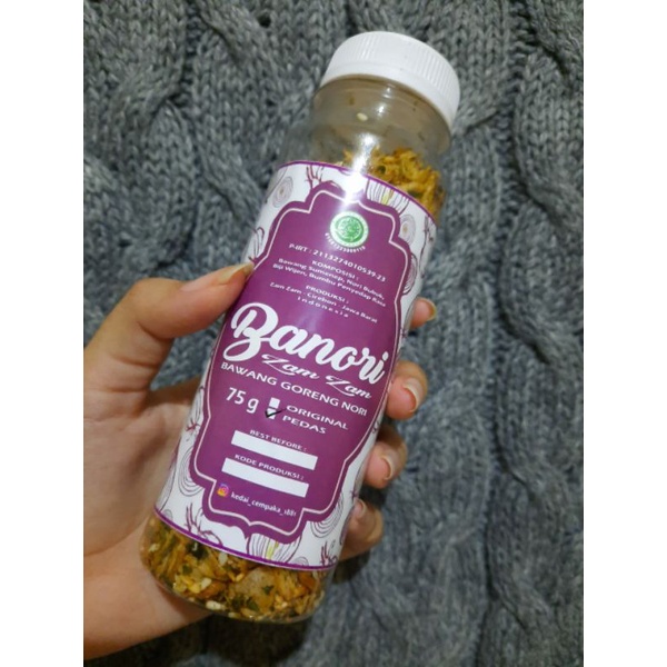 

BANORI BAWANG GORENG NORI | BAWANG GORENG ASLI | AONORI SEAWEED FLAKES | NORI FRIED ONION