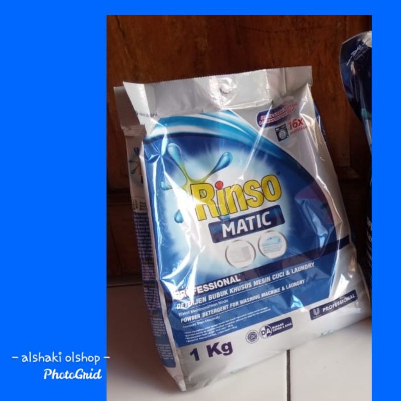 RINSO POWDER MATIC 1KG
