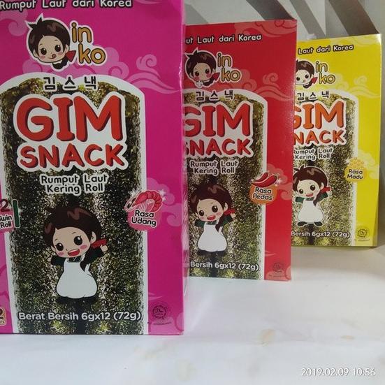 

➲ft Diskon Promo✼➲ Inko Gim Snack Madu/Udang/Pedas 33 ➲
