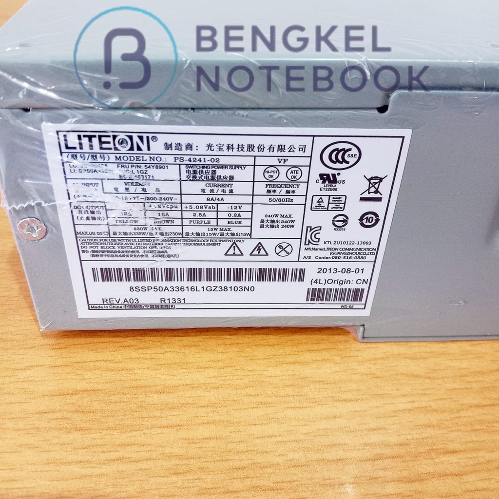 Power Supply PC Lenovo H530s HK280-71FP PS-3181-02 54Y8871 FSP240-40SB PS-4241-02