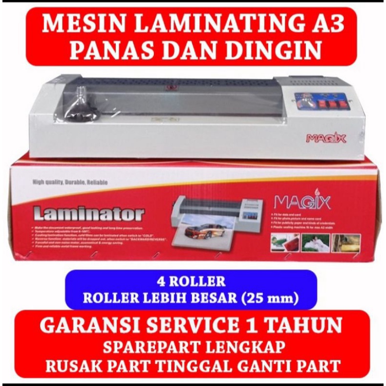 

Mesin Laminating A3 / Laminasi ID Card