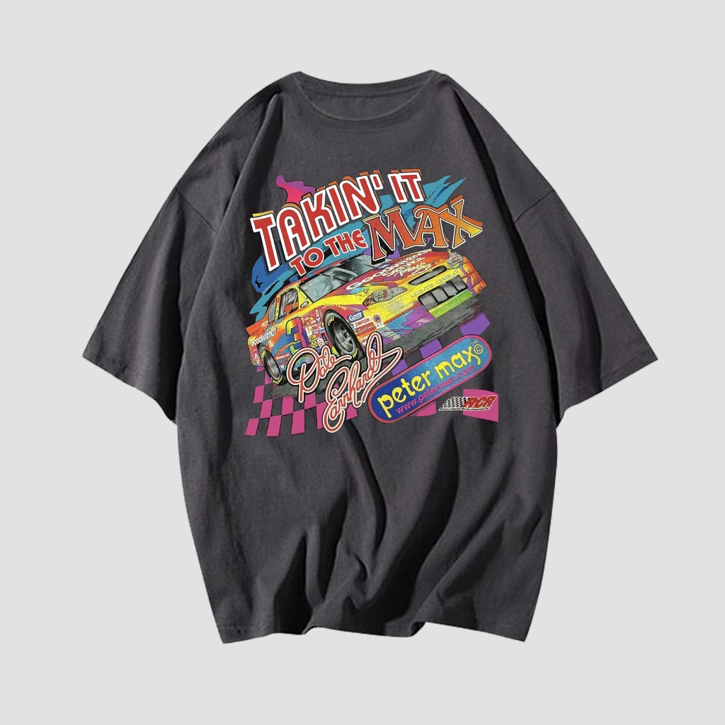 Peter Max Nascar Takin Vintage Style Oversize Tee