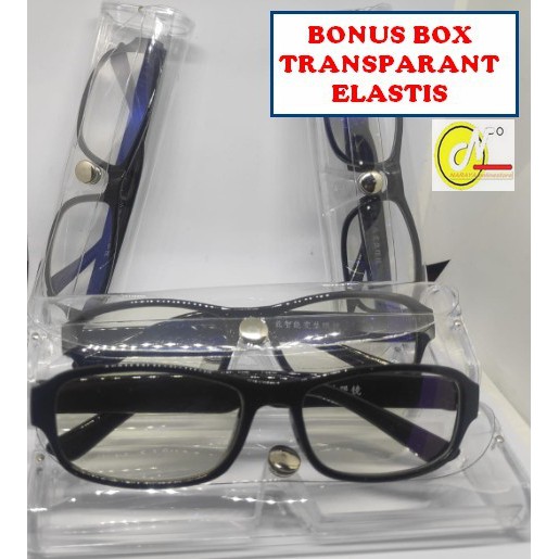 Kacamata Baca Autofocus Kemasan Box Elastis