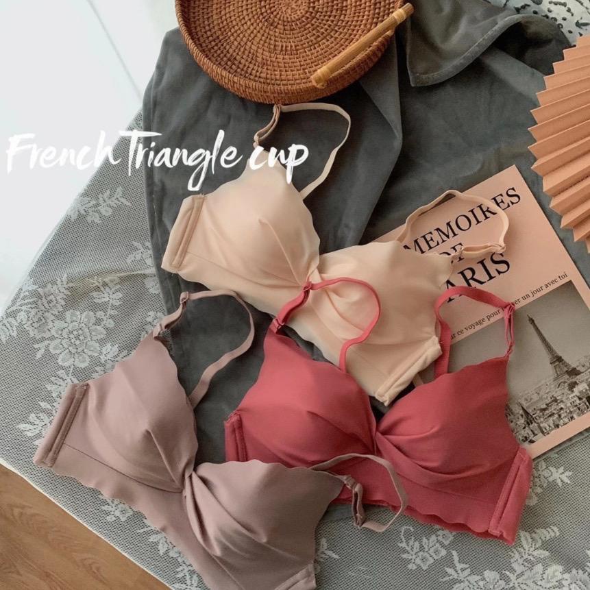 [ LINGERIE MASTER ] - (B-40) BH push-up Bra Premium Quality Seamless Sport Push Up V Cross Tanpa Kawat-4