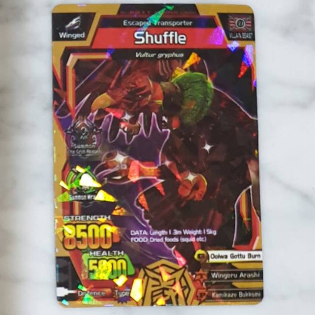 Mainan kartu animal kaiser shuffle