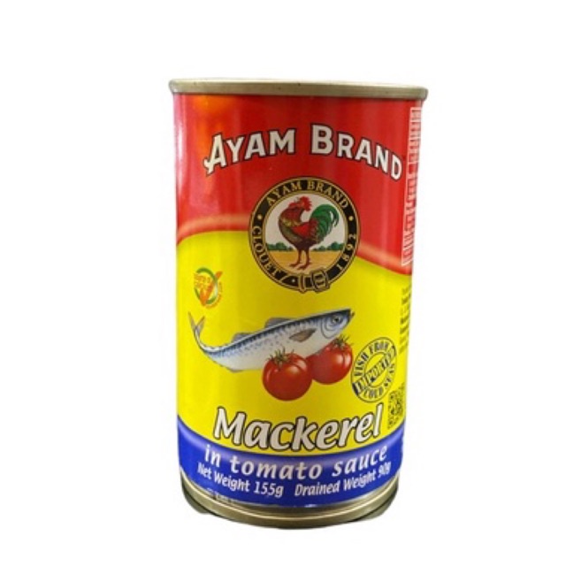 Ayam Brand Mackerel in Tomato Sauce 155g
