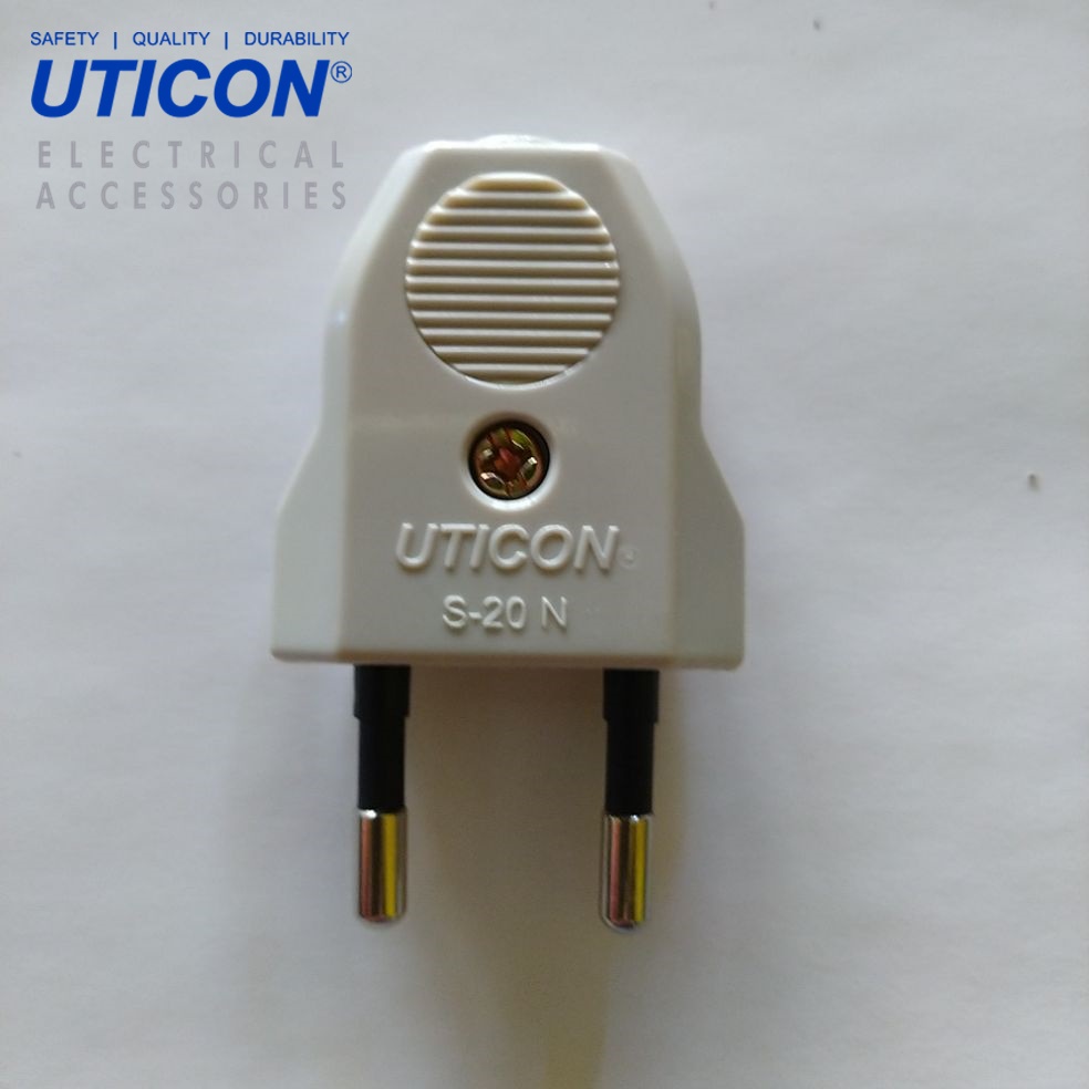 Steker Biasa Uticon Steker Gepeng Uticon - S-20N