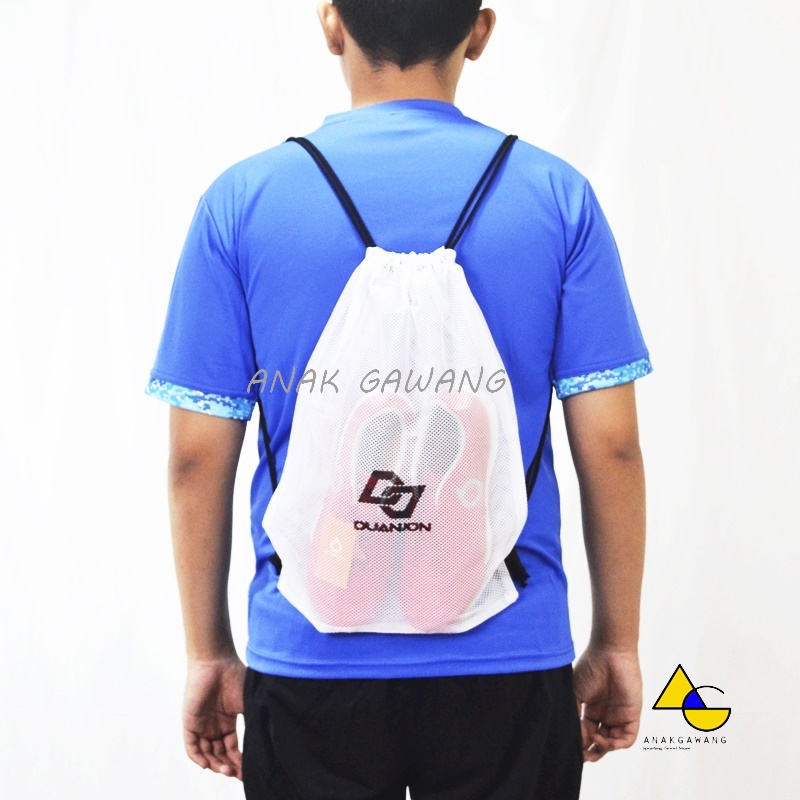 Tas Serut Junkan By Duanjon Original Gymsack Jaring Tas Sepatu Anakgawang