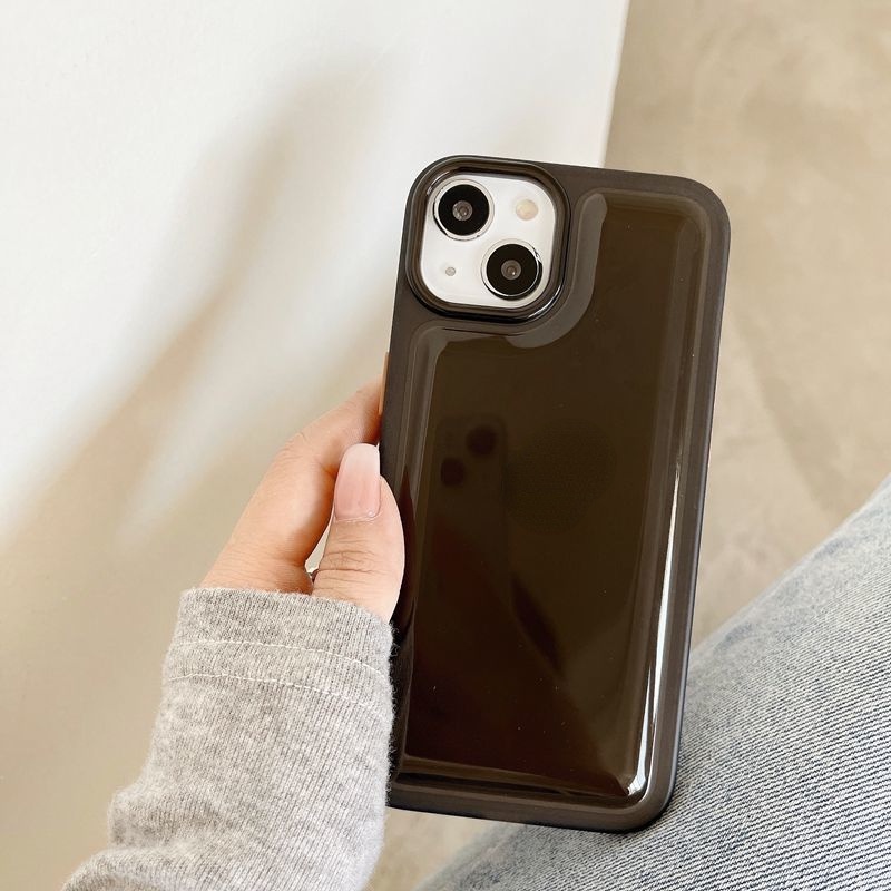 Case Transparan Motif Roti Untuk iPhone 12 13 11 Pro Max X Xs Max Xr YHO1