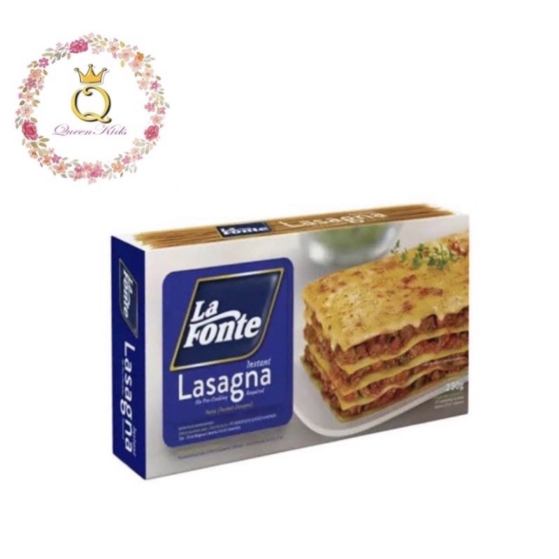 Lasagna La Fonte Kemasan 230 Gr Shopee Indonesia