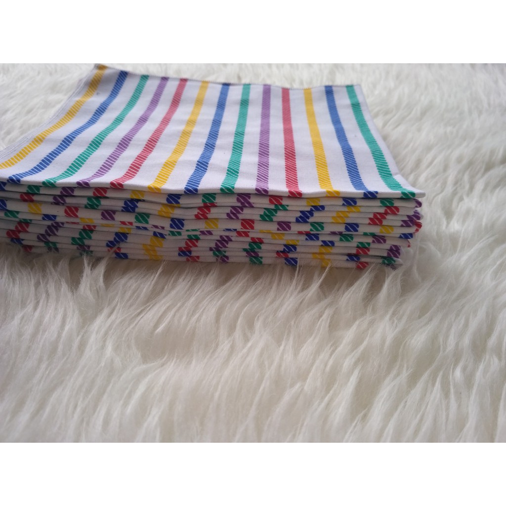 Alas Ompol Bayi / Timal Bayi / 44 x 48 cm Rainbow Lurik Pelangi