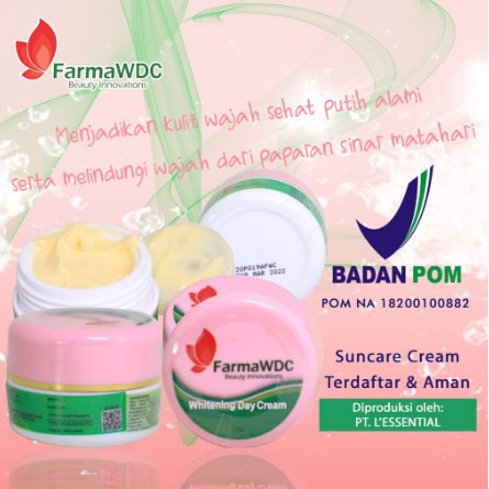 FarmaWDC Whitening Day Cream BPOM 10gram