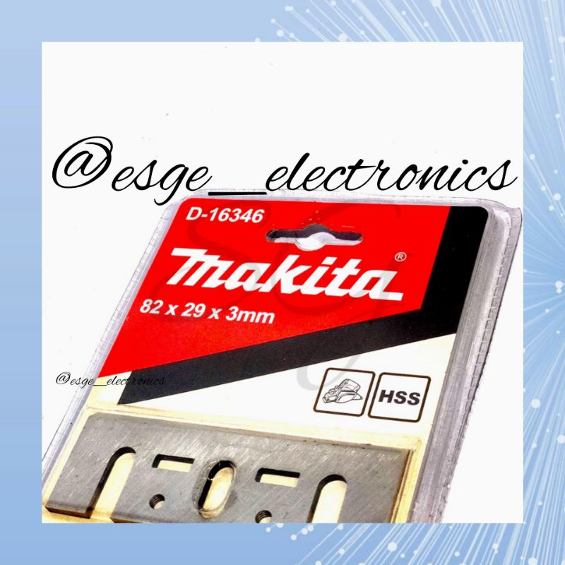 MATA KETAM MATA SERUT MATA PISAU MESIN MATA MESIN SERUT MAKITA PLANER BLADE D-16346 HSS PLANER PISAU SUGU KETAM D 16346 PISAU KETAM MATA KETAM PLANNER MAKITA CORPORATION JAPAN