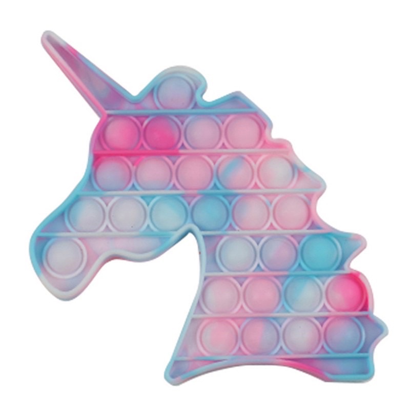 NEW POP IT/pop it fidget/viral/tiktok/mainan murah/mainan hits-Unicorn Pink Blue