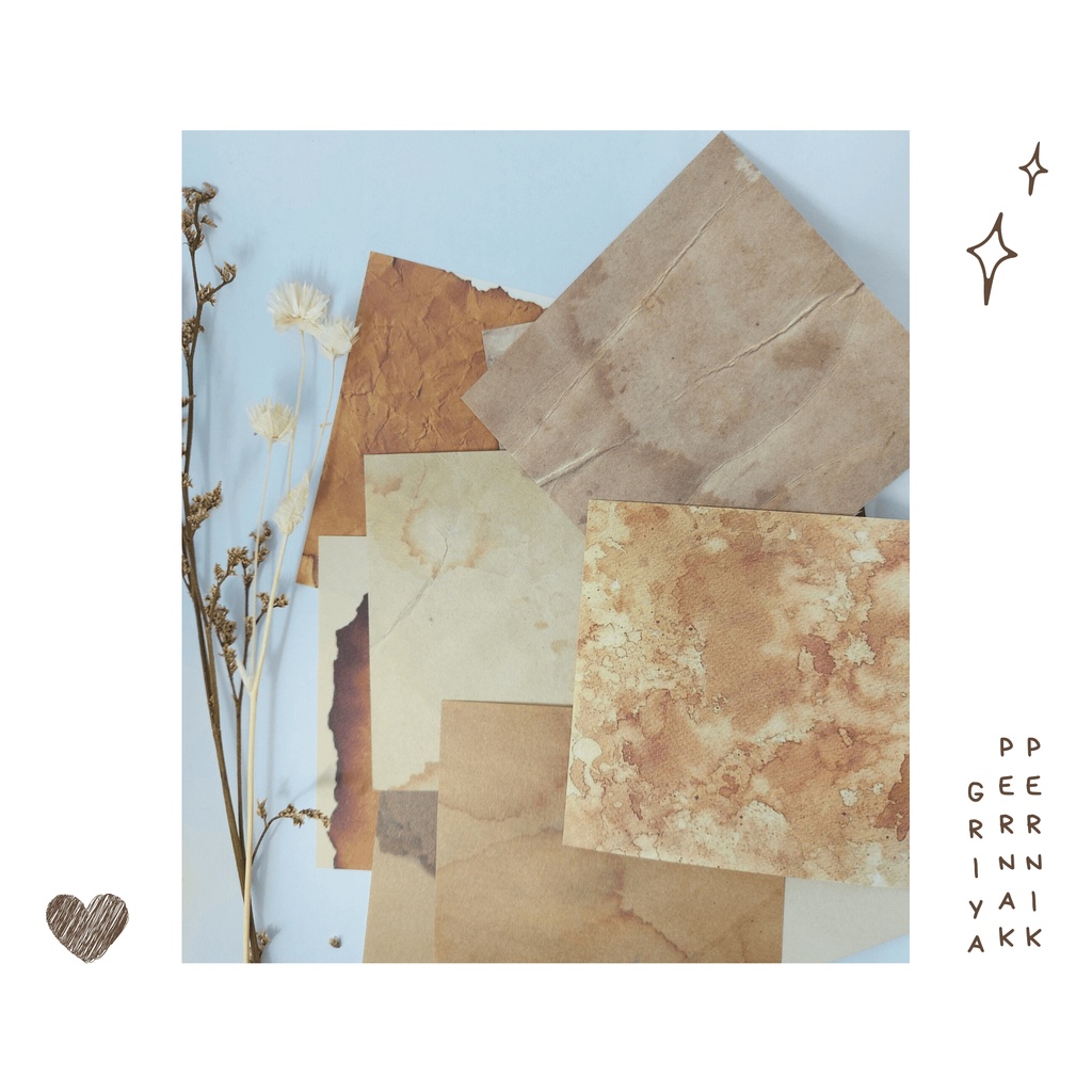 

Pernak Pernik - Journal Kit Deco Paper Set Vintage Retro Old