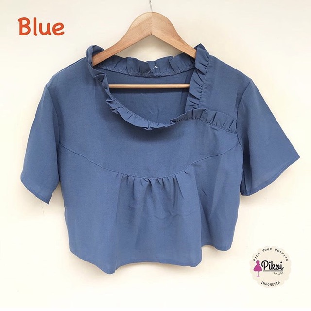 Button shirt / baju korea murah / atasan wanita bangkok / baju impor murah / vintage kekinian 1924