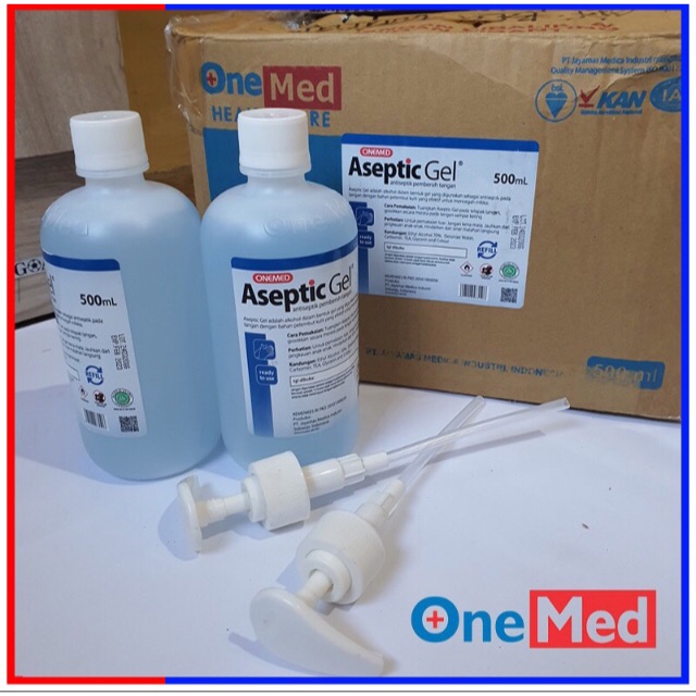 Onemed hand sanitizer gel refil 500 ml