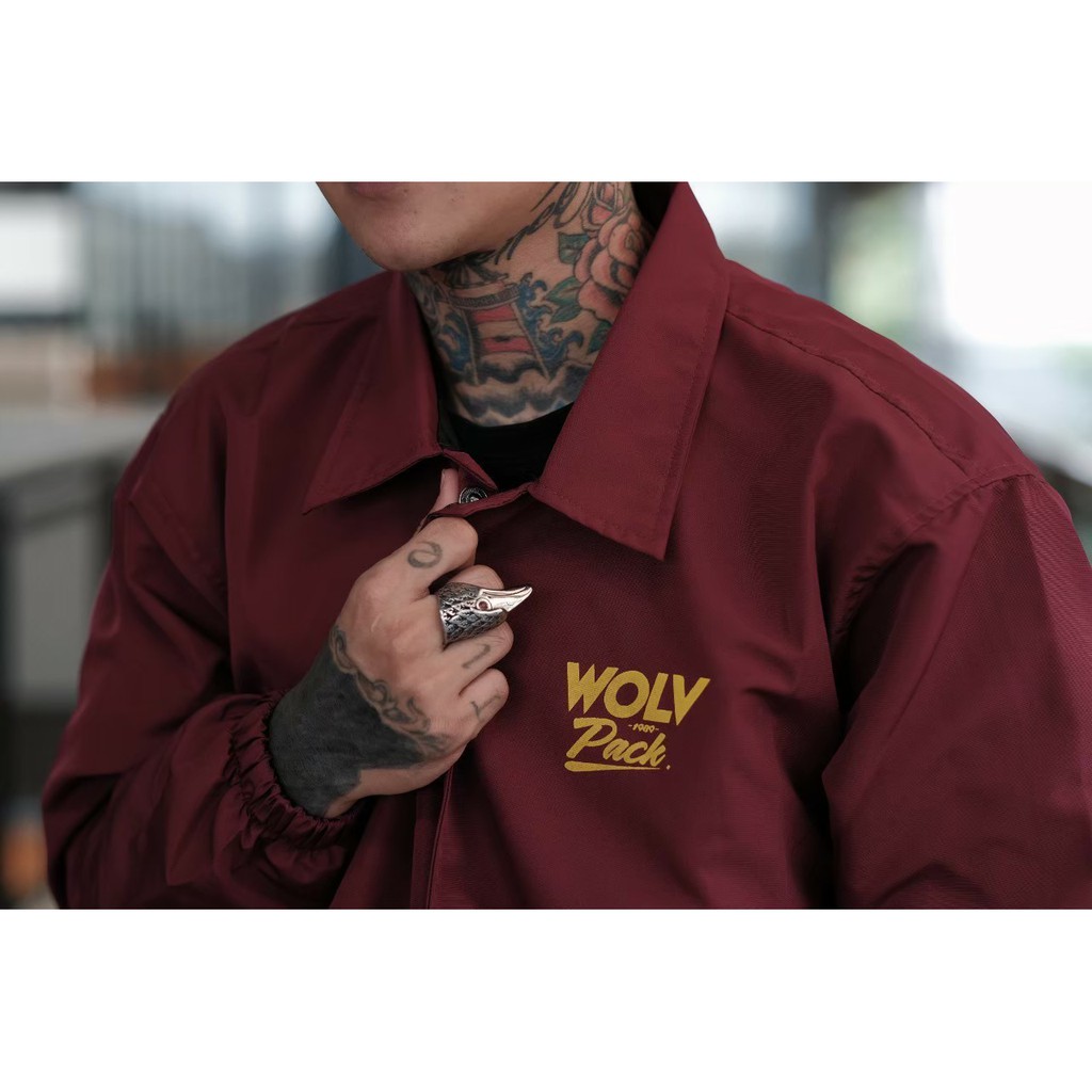 Jaket Coach Pack Jaket Parasut Pria Wolv