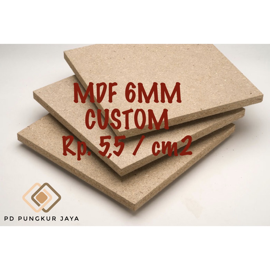  PAPAN MDF  6MM CUSTOM Shopee Indonesia