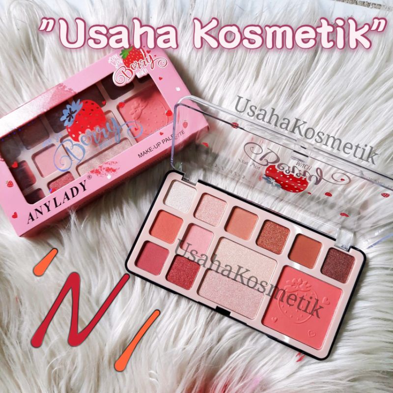 ECER!! EYESHADOW+BLUSHER+HIGHLITHER ANYLADY LOVE YOU BERRY MUCH NO. 797