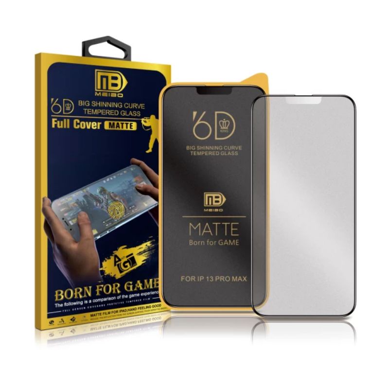 Tempered Glass iPhone X XS XR XS Max 11 12 13 Pro Max Mini Matte Gaming Anti Glare