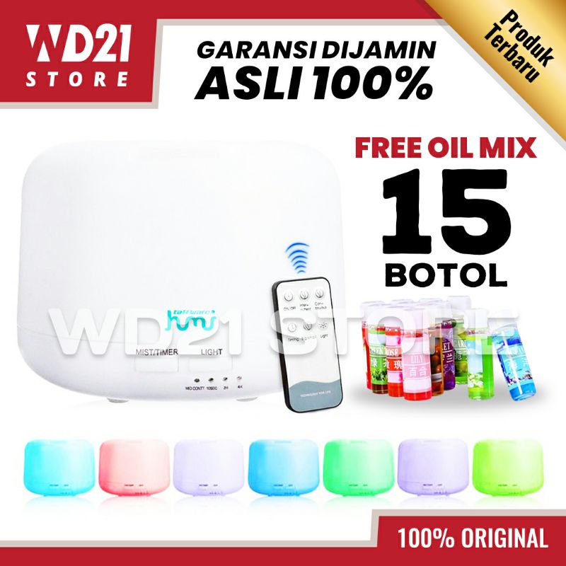 [100%ORIGINAL] TAFFWARE HUMIDIFIER ELEKTRIK + 7 LED REMOTE CONTROL-1