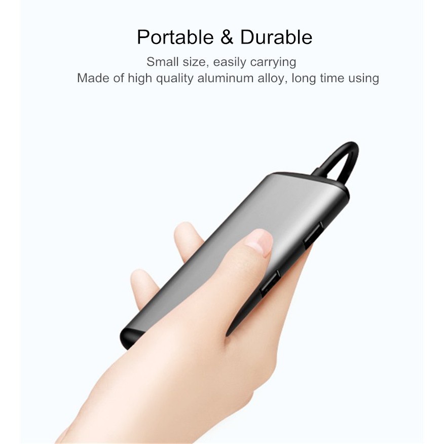 XIAOMI HAGIBIS USB Type-C Charging Adapter 6 in 1 HUB Adapter