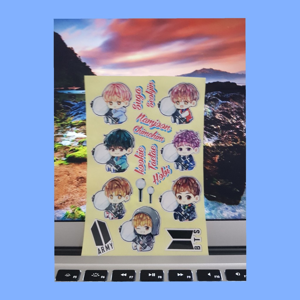 KPOP MERCH - BTS MERCH - BTS STICKER VYNIL CUTTING / BTS STIKER