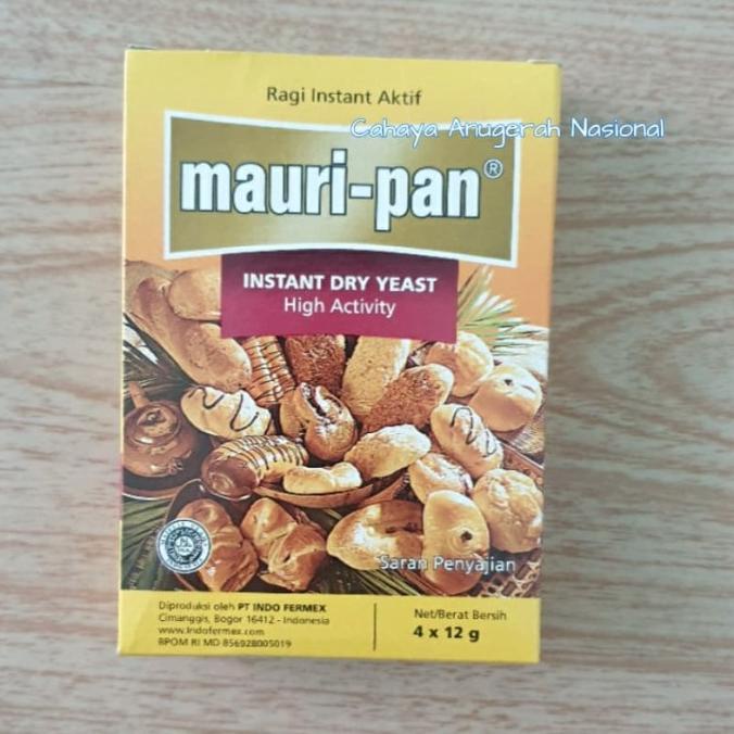 

Mauripan Yeast / Ragi Mauripan 4 x 12 Gram TERLARIS TERPERCAYA ORIGINAL