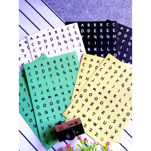 

sticker alfabet jurnal scraftbook