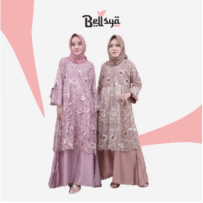 Dress Muslim/ Dress Syahera/Gamis Muslim/Gamis Wanita Gaun kondangan syari muslim wedding dress gaun