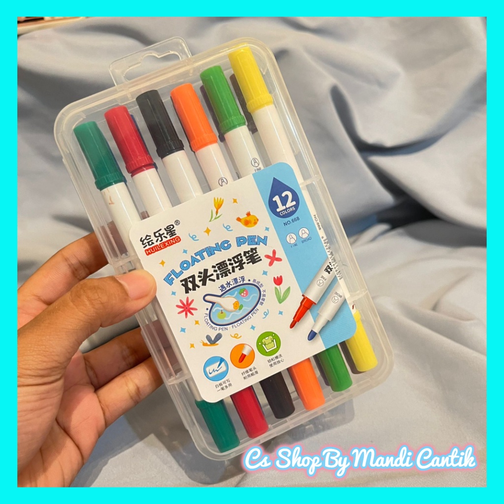 

Stabilo Floating Pulpen Isi 12pcs Warna Nyata Di Air Cantik Murah Cod