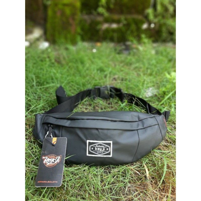 TAS SELEMPANG KEY JI WAISTBAG KEYJI TAS PRIA WATERPROOF