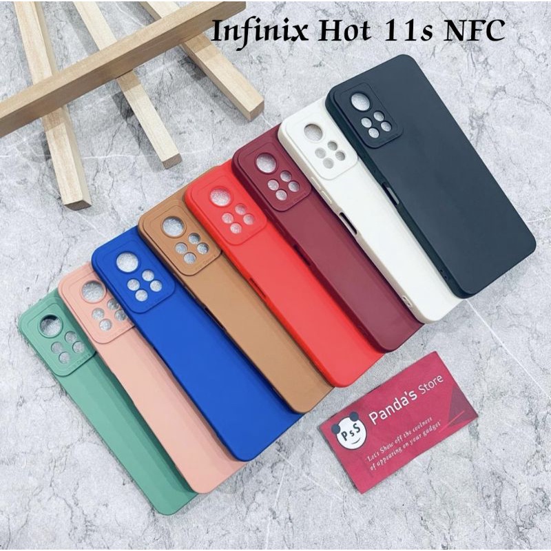 Softcase Pro Camera Infinix Hot 11s NFC Candy Case Full Color 3D Silikon TPU